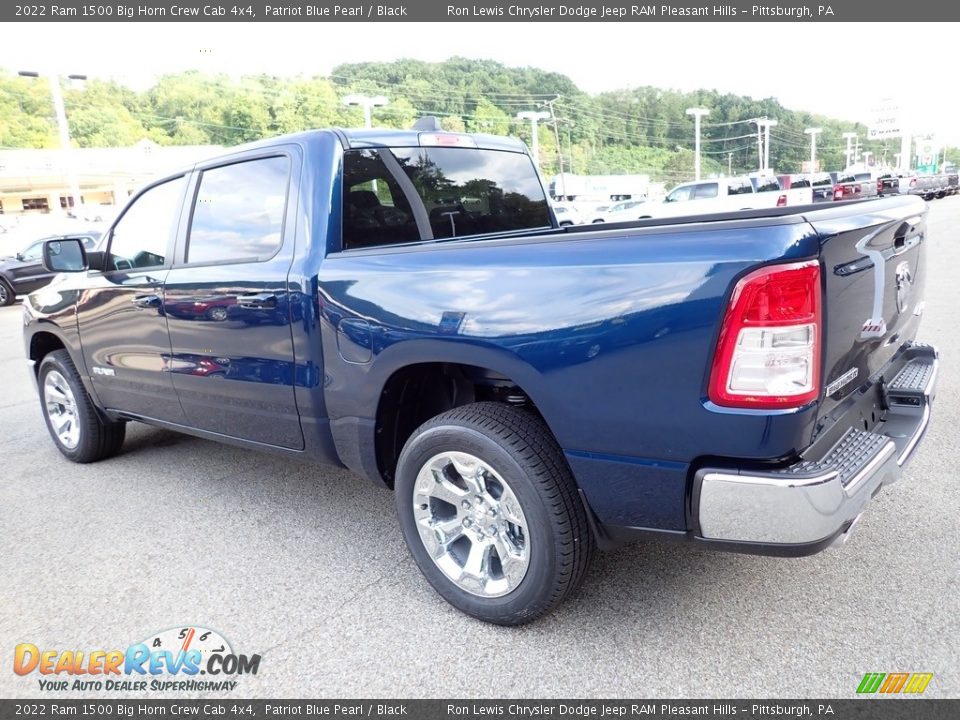 2022 Ram 1500 Big Horn Crew Cab 4x4 Patriot Blue Pearl / Black Photo #3