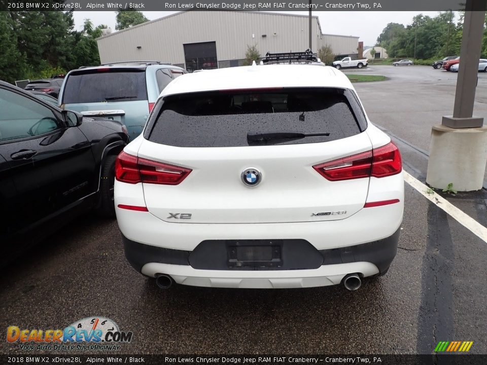 2018 BMW X2 xDrive28i Alpine White / Black Photo #4