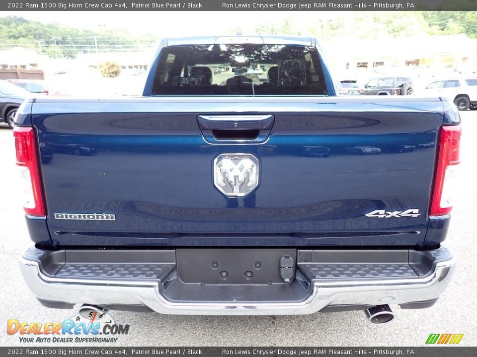 2022 Ram 1500 Big Horn Crew Cab 4x4 Patriot Blue Pearl / Black Photo #4