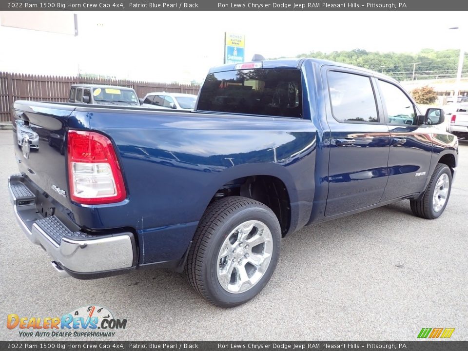 2022 Ram 1500 Big Horn Crew Cab 4x4 Patriot Blue Pearl / Black Photo #5