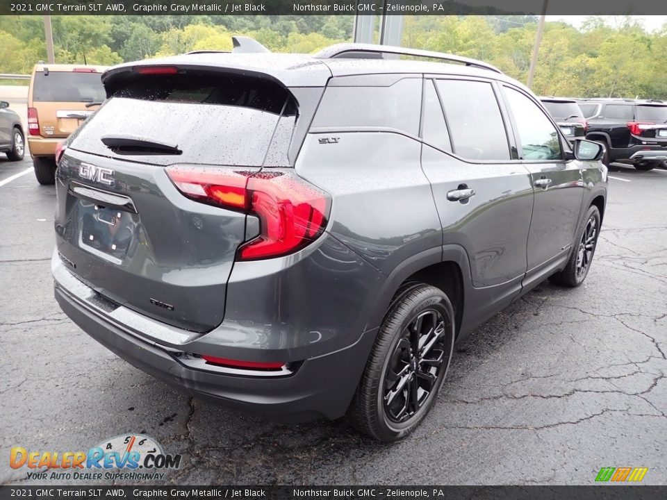 2021 GMC Terrain SLT AWD Graphite Gray Metallic / Jet Black Photo #6