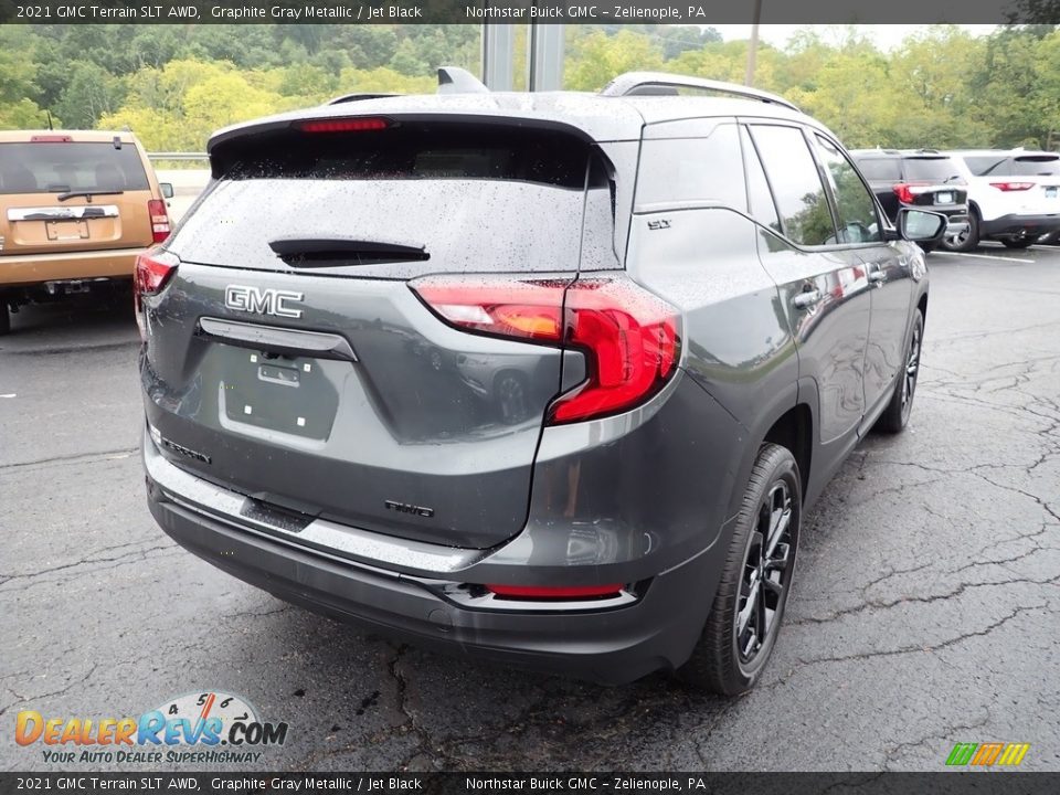 2021 GMC Terrain SLT AWD Graphite Gray Metallic / Jet Black Photo #7