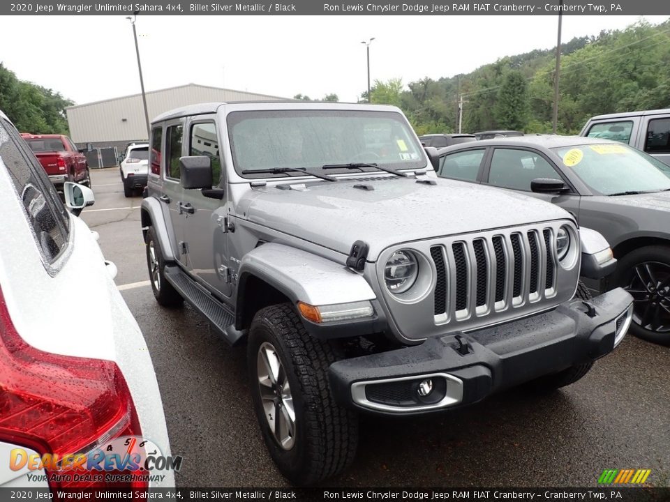 2020 Jeep Wrangler Unlimited Sahara 4x4 Billet Silver Metallic / Black Photo #2