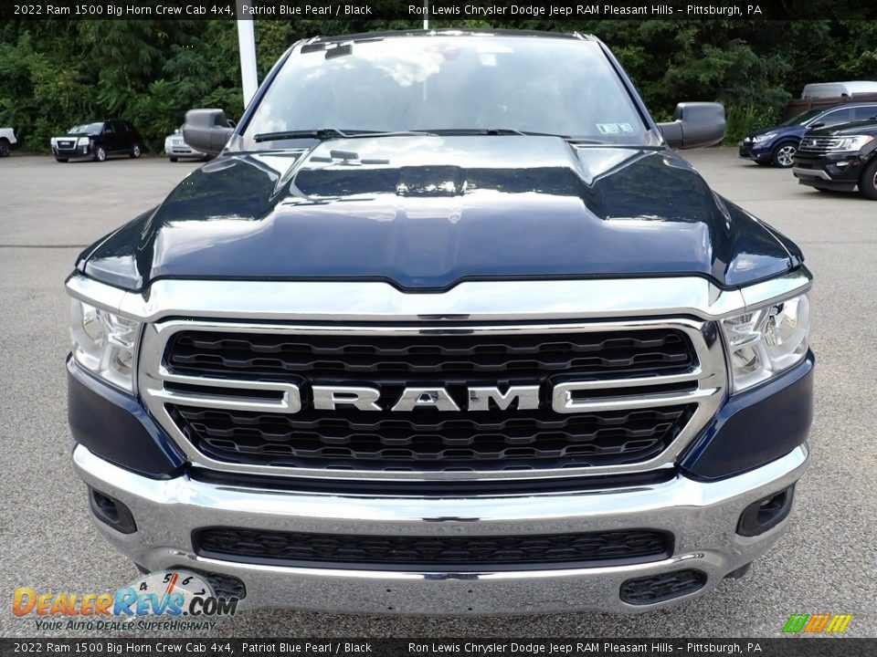 2022 Ram 1500 Big Horn Crew Cab 4x4 Patriot Blue Pearl / Black Photo #8