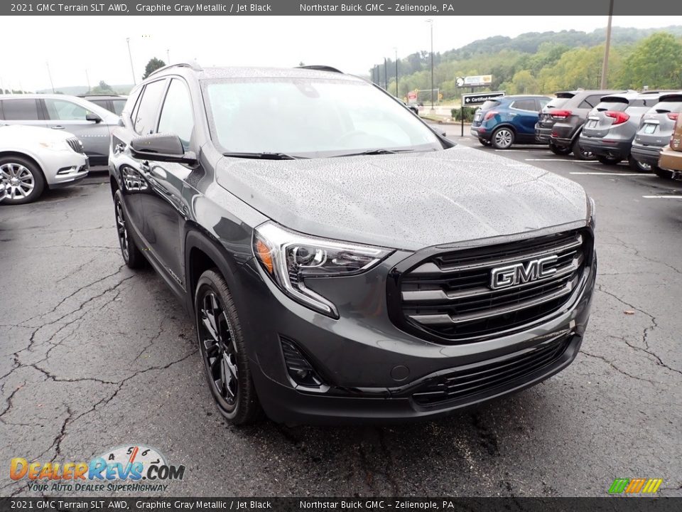 2021 GMC Terrain SLT AWD Graphite Gray Metallic / Jet Black Photo #10