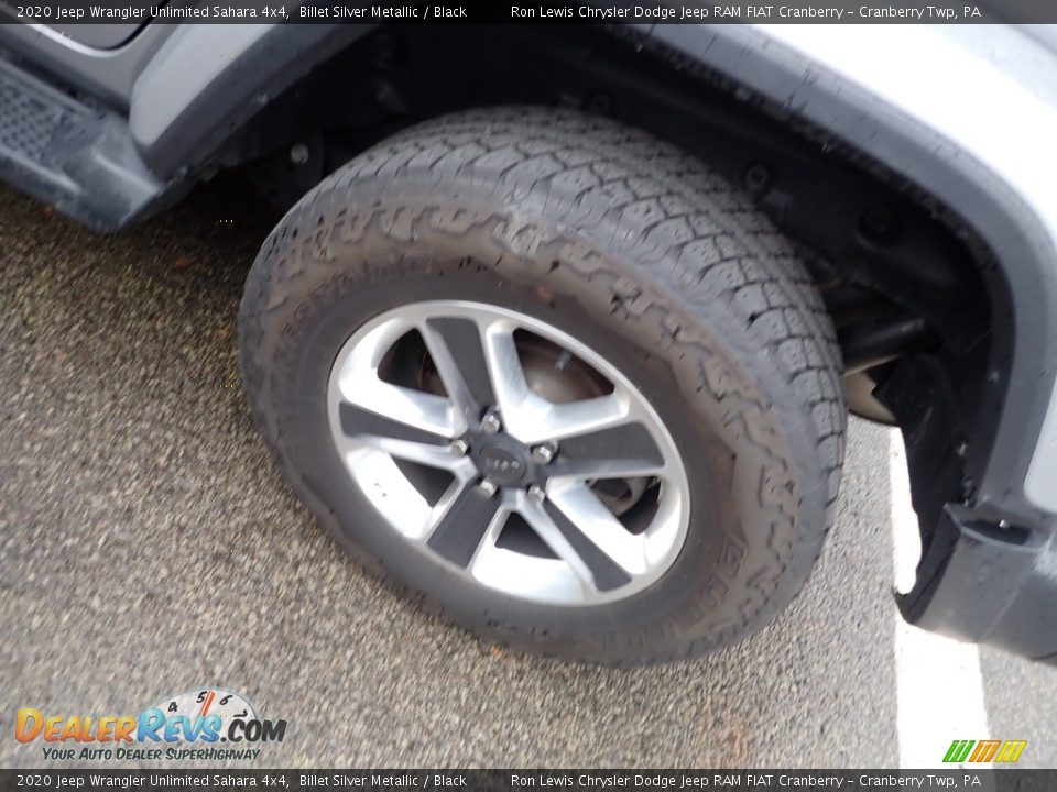 2020 Jeep Wrangler Unlimited Sahara 4x4 Billet Silver Metallic / Black Photo #5