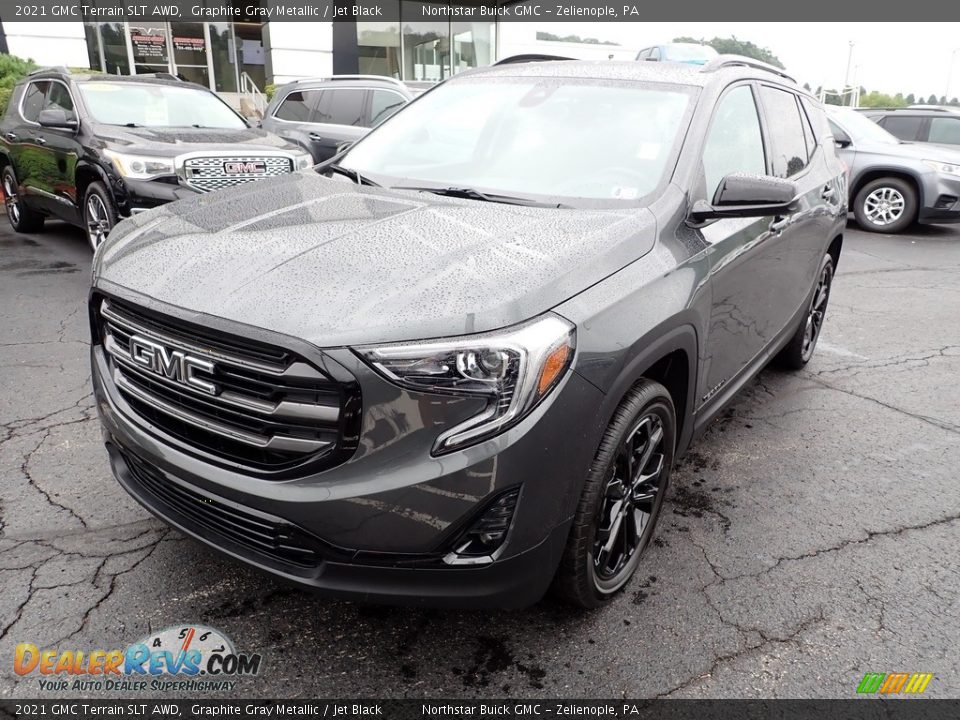 2021 GMC Terrain SLT AWD Graphite Gray Metallic / Jet Black Photo #12