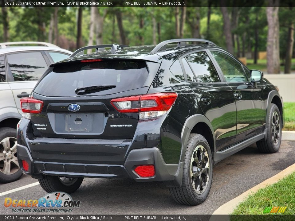 2021 Subaru Crosstrek Premium Crystal Black Silica / Black Photo #7