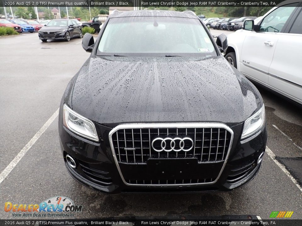 2016 Audi Q5 2.0 TFSI Premium Plus quattro Brilliant Black / Black Photo #2