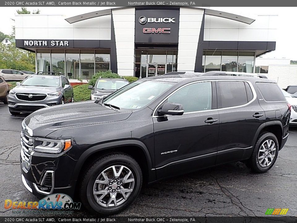 2020 GMC Acadia SLT AWD Carbon Black Metallic / Jet Black Photo #1