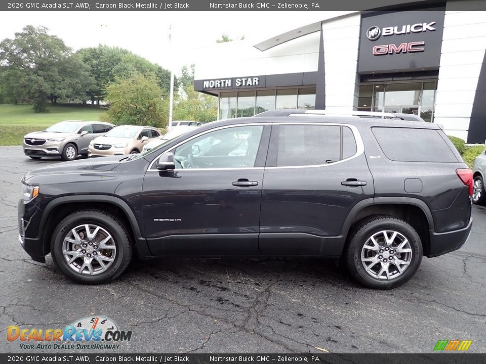 2020 GMC Acadia SLT AWD Carbon Black Metallic / Jet Black Photo #2