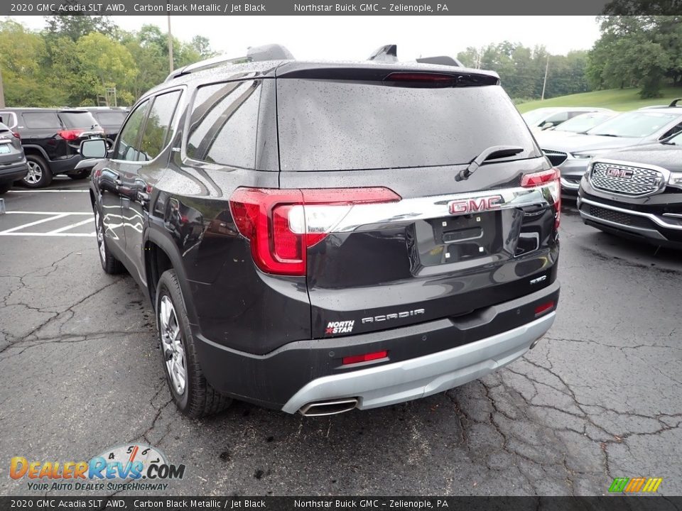 2020 GMC Acadia SLT AWD Carbon Black Metallic / Jet Black Photo #4