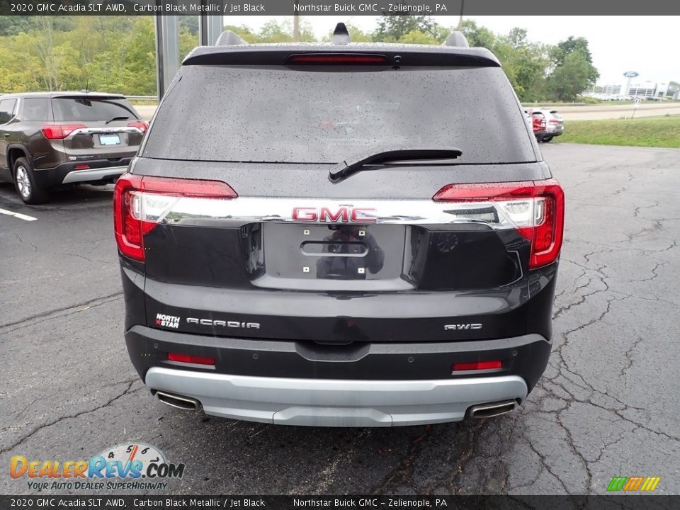 2020 GMC Acadia SLT AWD Carbon Black Metallic / Jet Black Photo #5