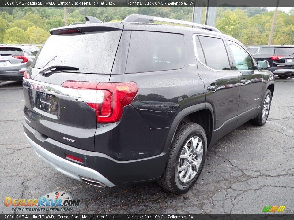 2020 GMC Acadia SLT AWD Carbon Black Metallic / Jet Black Photo #6