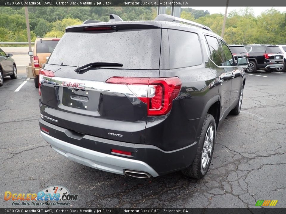 2020 GMC Acadia SLT AWD Carbon Black Metallic / Jet Black Photo #7