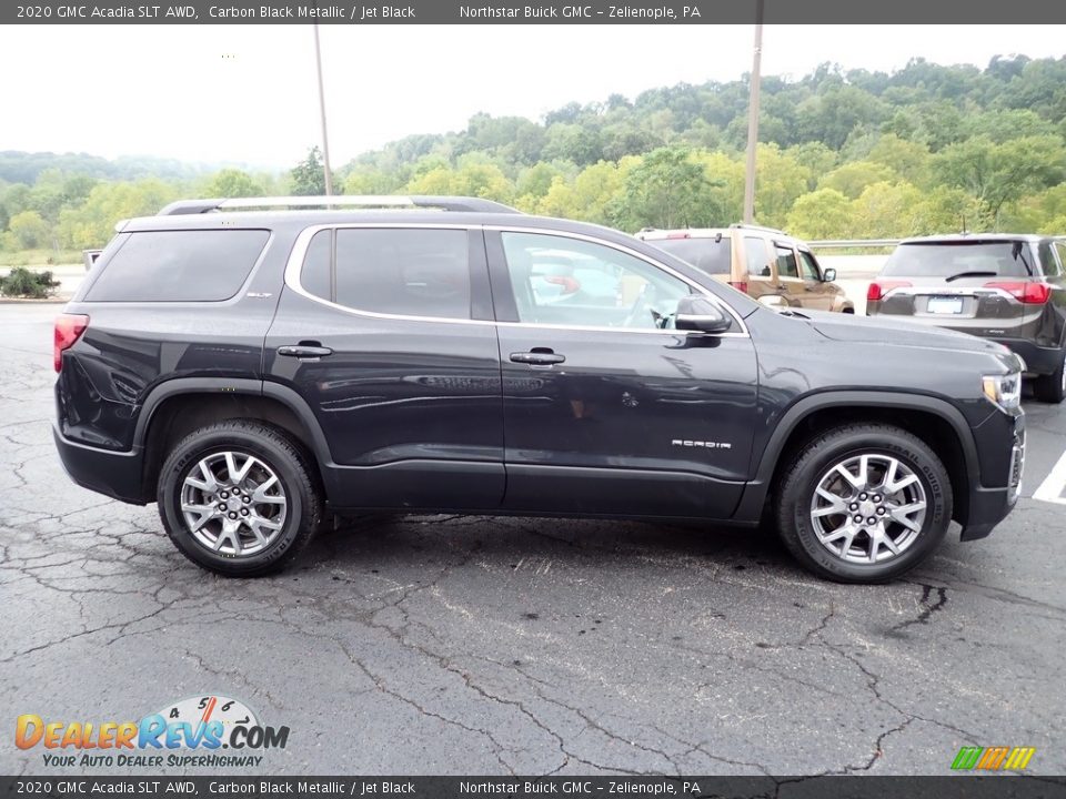 2020 GMC Acadia SLT AWD Carbon Black Metallic / Jet Black Photo #8