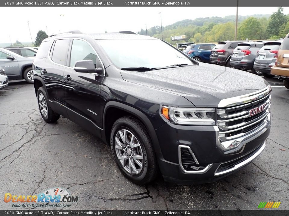 2020 GMC Acadia SLT AWD Carbon Black Metallic / Jet Black Photo #9