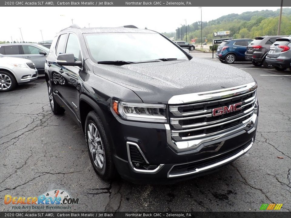 2020 GMC Acadia SLT AWD Carbon Black Metallic / Jet Black Photo #10