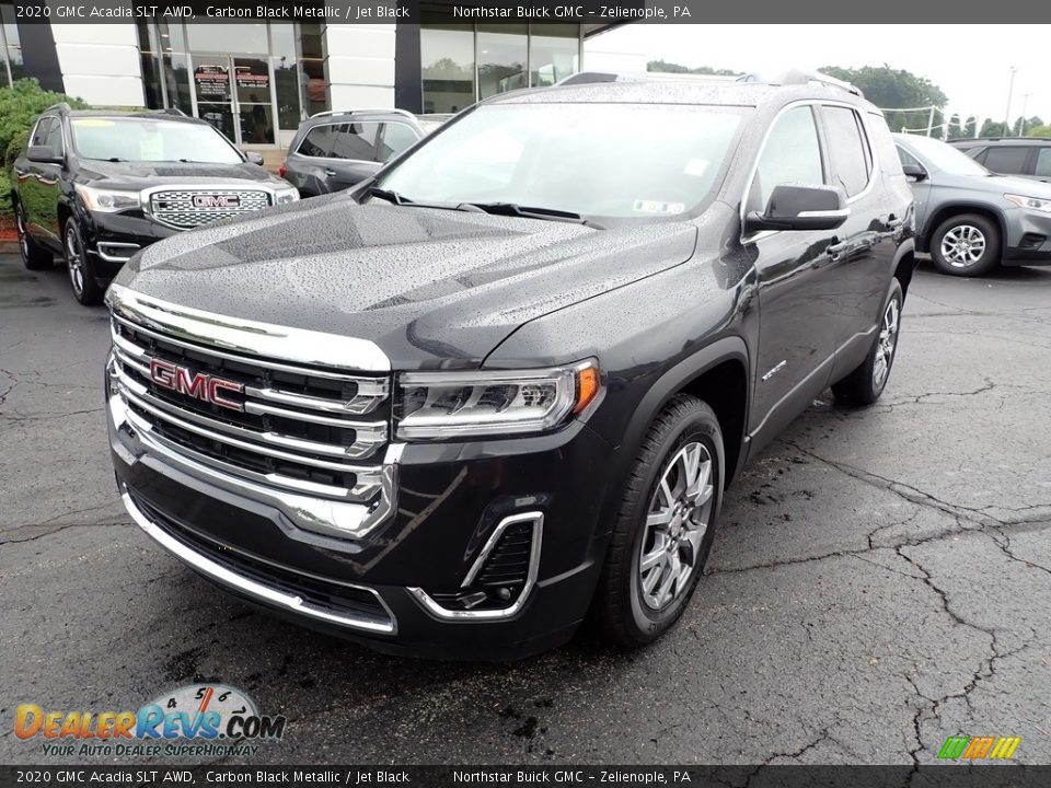 2020 GMC Acadia SLT AWD Carbon Black Metallic / Jet Black Photo #12