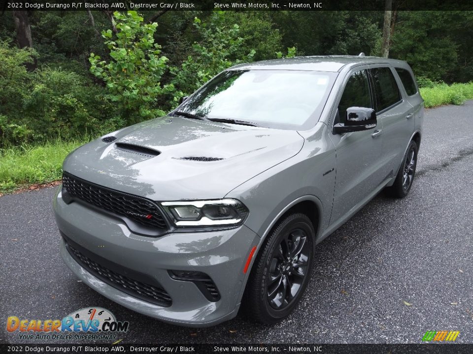 2022 Dodge Durango R/T Blacktop AWD Destroyer Gray / Black Photo #2