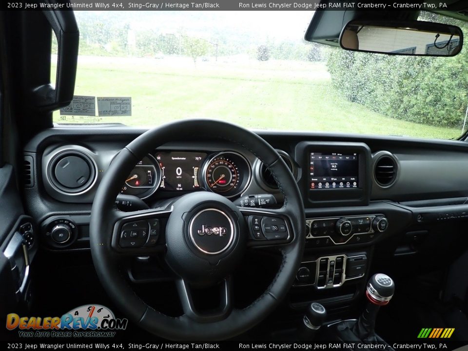 2023 Jeep Wrangler Unlimited Willys 4x4 Steering Wheel Photo #13