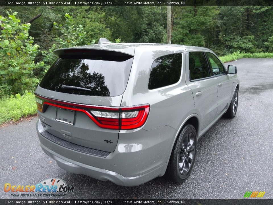 2022 Dodge Durango R/T Blacktop AWD Destroyer Gray / Black Photo #6