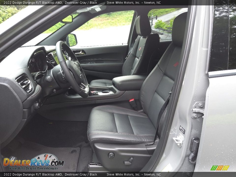 Black Interior - 2022 Dodge Durango R/T Blacktop AWD Photo #10