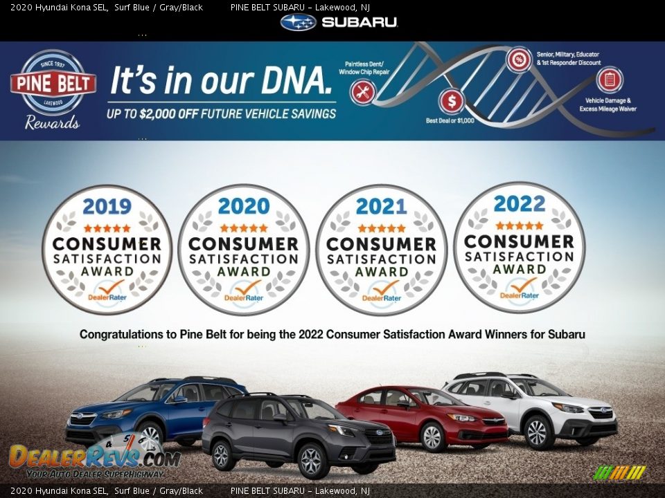 Dealer Info of 2020 Hyundai Kona SEL Photo #14