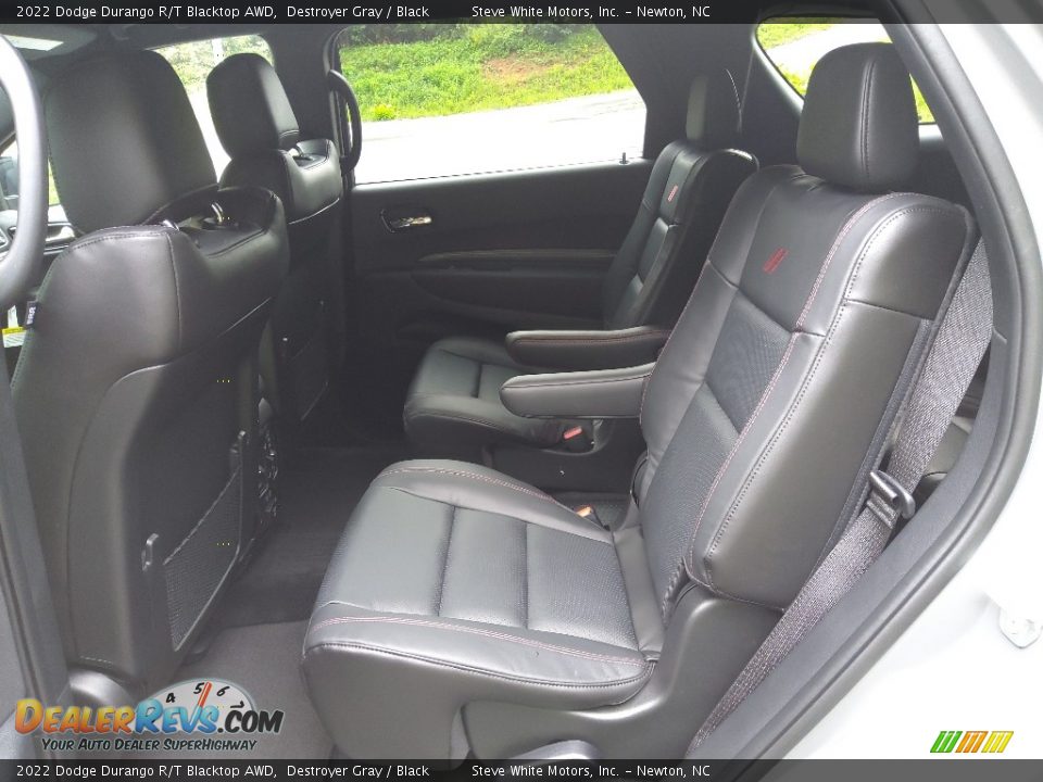 Rear Seat of 2022 Dodge Durango R/T Blacktop AWD Photo #13