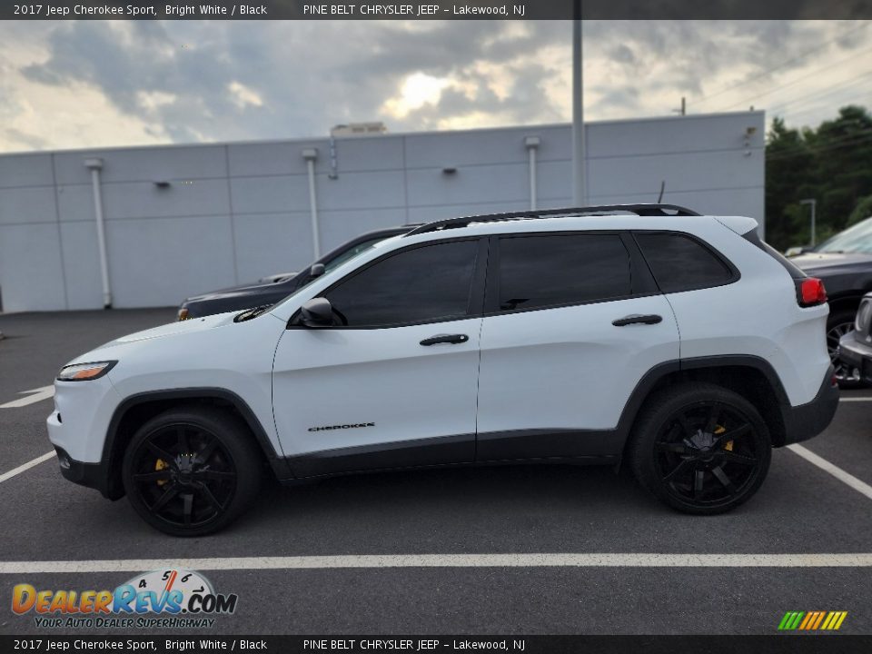 2017 Jeep Cherokee Sport Bright White / Black Photo #7