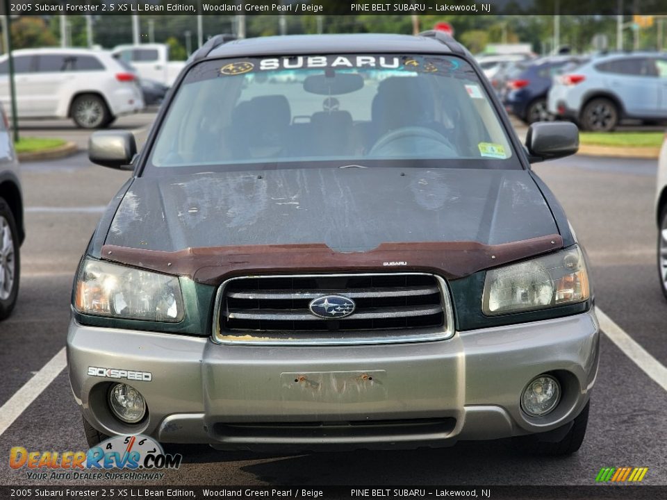 2005 Subaru Forester 2.5 XS L.L.Bean Edition Woodland Green Pearl / Beige Photo #3