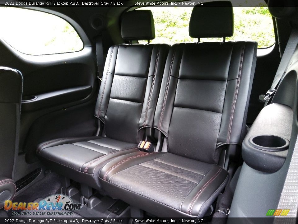 Rear Seat of 2022 Dodge Durango R/T Blacktop AWD Photo #15