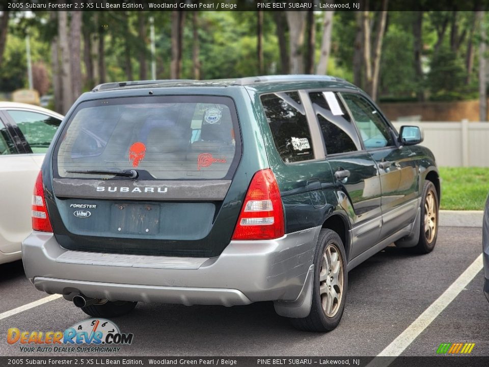 2005 Subaru Forester 2.5 XS L.L.Bean Edition Woodland Green Pearl / Beige Photo #5