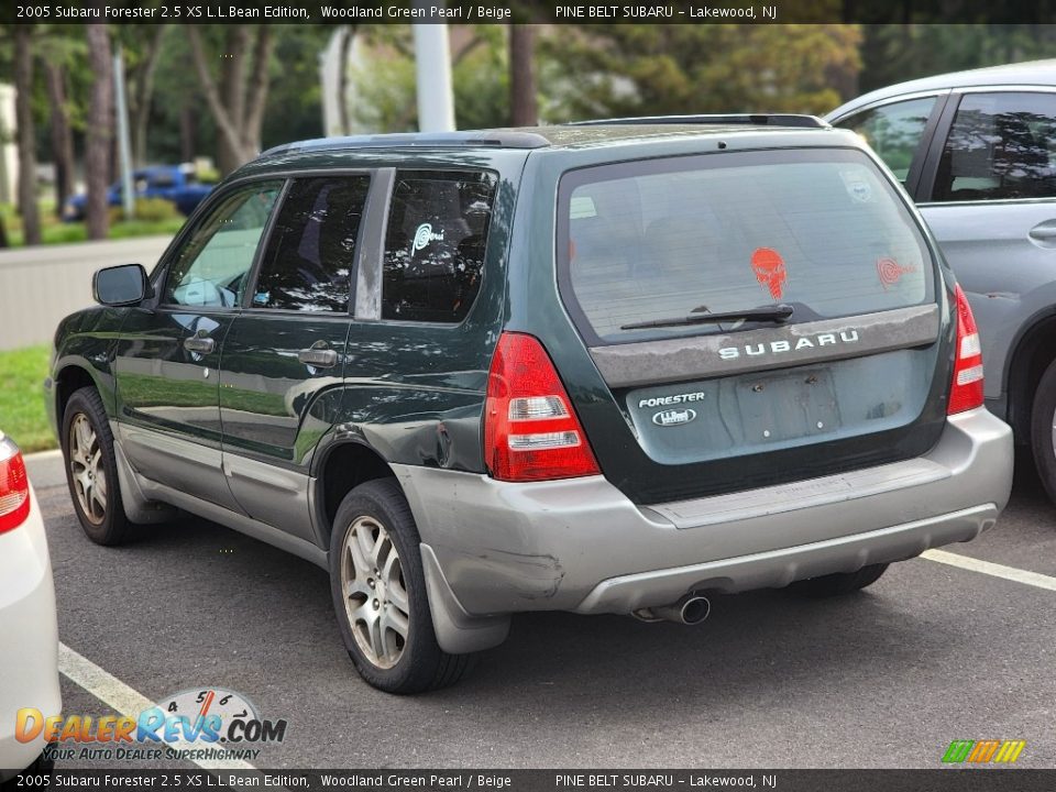 2005 Subaru Forester 2.5 XS L.L.Bean Edition Woodland Green Pearl / Beige Photo #7