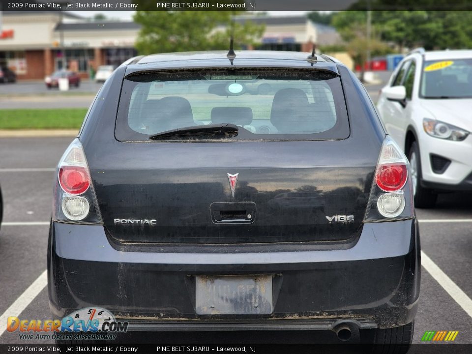 2009 Pontiac Vibe Jet Black Metallic / Ebony Photo #6