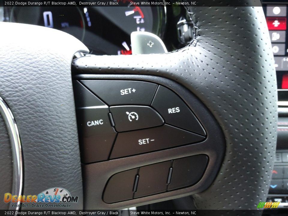 2022 Dodge Durango R/T Blacktop AWD Steering Wheel Photo #22