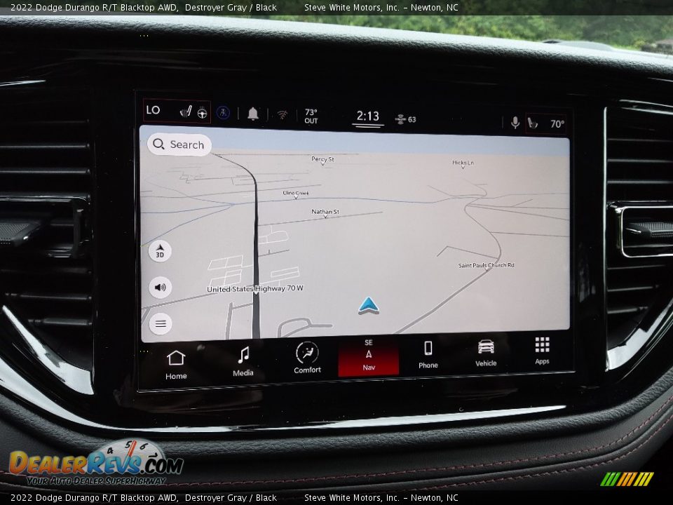 Navigation of 2022 Dodge Durango R/T Blacktop AWD Photo #25