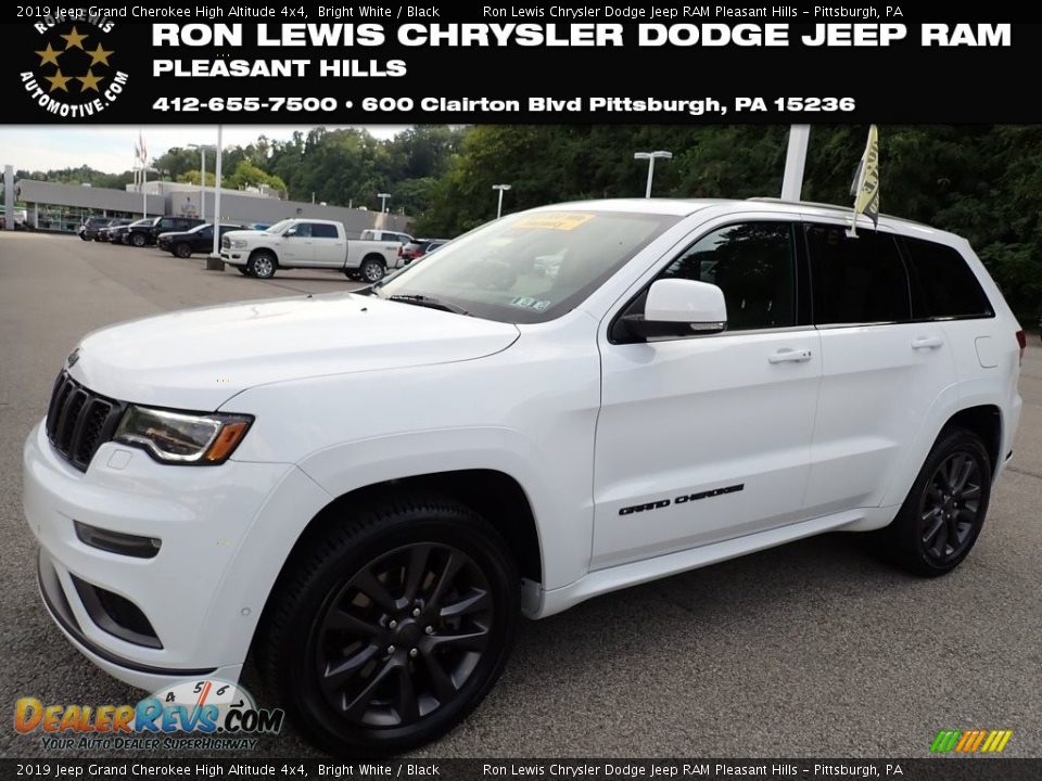 2019 Jeep Grand Cherokee High Altitude 4x4 Bright White / Black Photo #1