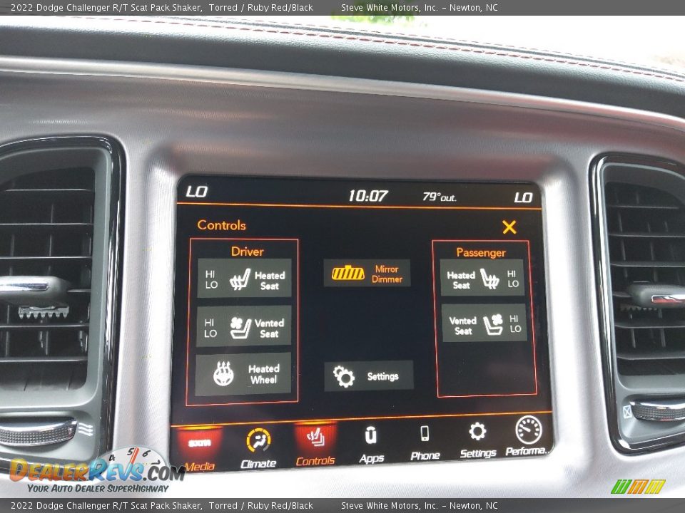 Controls of 2022 Dodge Challenger R/T Scat Pack Shaker Photo #21