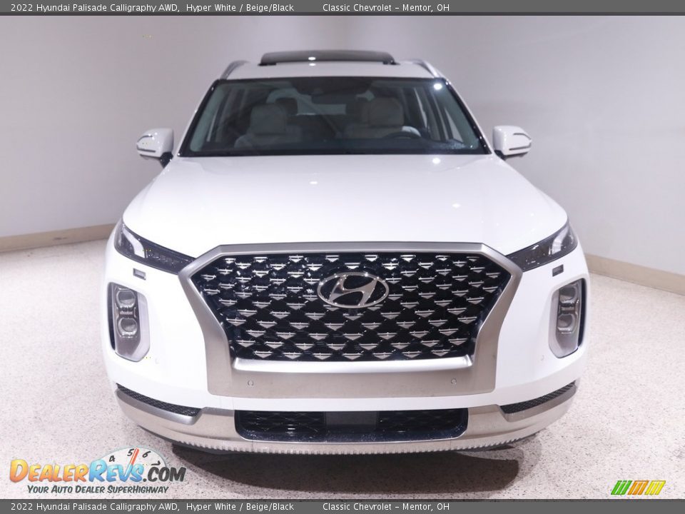 2022 Hyundai Palisade Calligraphy AWD Hyper White / Beige/Black Photo #2