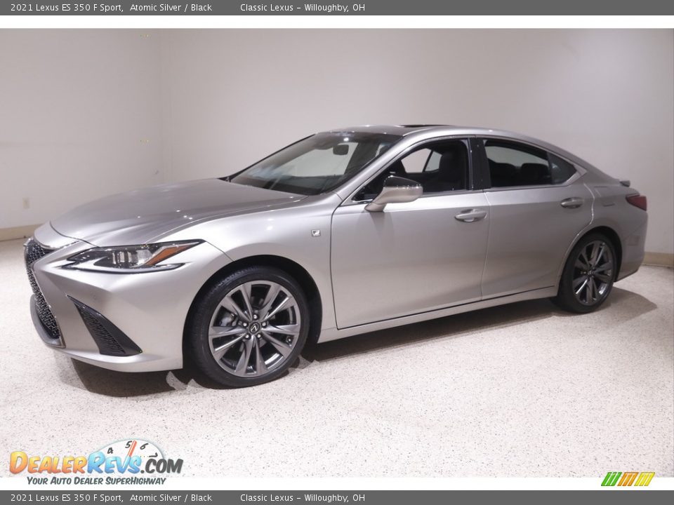 2021 Lexus ES 350 F Sport Atomic Silver / Black Photo #3