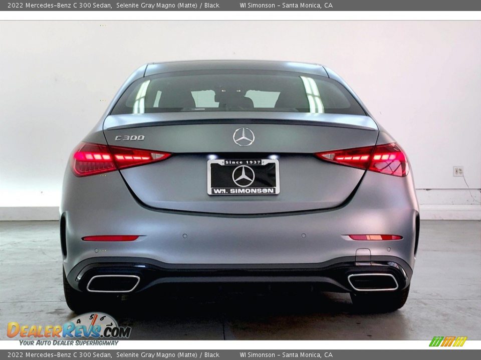 2022 Mercedes-Benz C 300 Sedan Selenite Gray Magno (Matte) / Black Photo #3