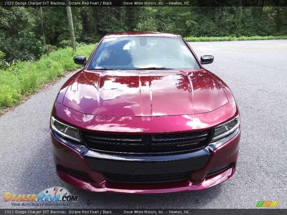 2022 Dodge Charger SXT Blacktop Octane Red Pearl / Black Photo #3