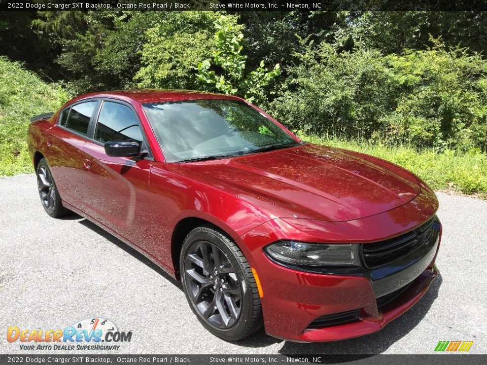 2022 Dodge Charger SXT Blacktop Octane Red Pearl / Black Photo #4