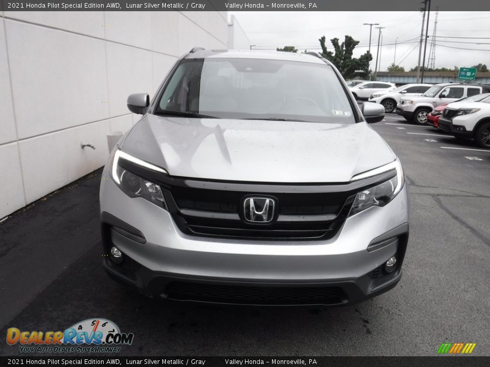 2021 Honda Pilot Special Edition AWD Lunar Silver Metallic / Gray Photo #5