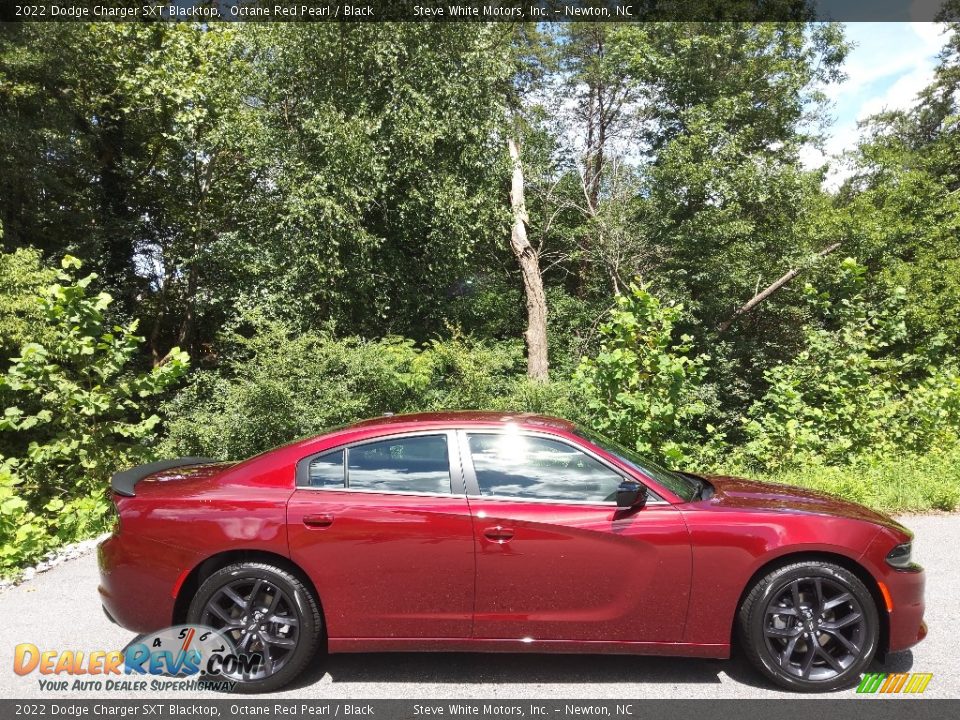 2022 Dodge Charger SXT Blacktop Octane Red Pearl / Black Photo #5