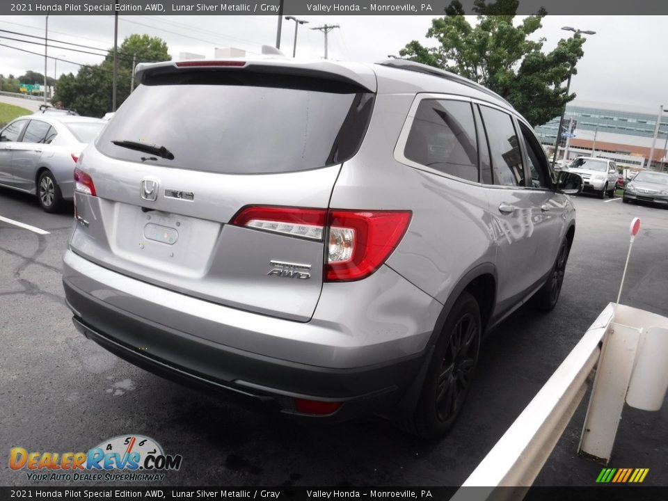 2021 Honda Pilot Special Edition AWD Lunar Silver Metallic / Gray Photo #7