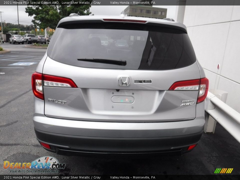 2021 Honda Pilot Special Edition AWD Lunar Silver Metallic / Gray Photo #8