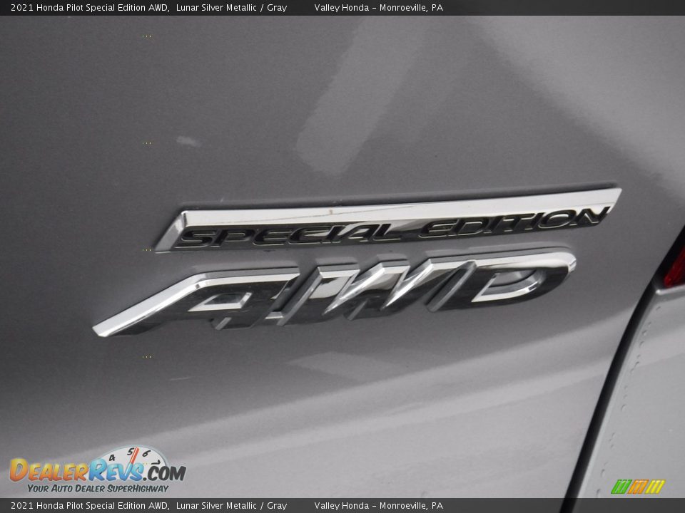 2021 Honda Pilot Special Edition AWD Lunar Silver Metallic / Gray Photo #9