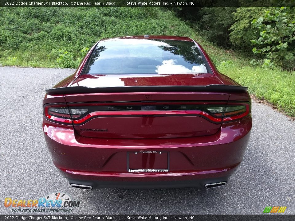 2022 Dodge Charger SXT Blacktop Octane Red Pearl / Black Photo #7